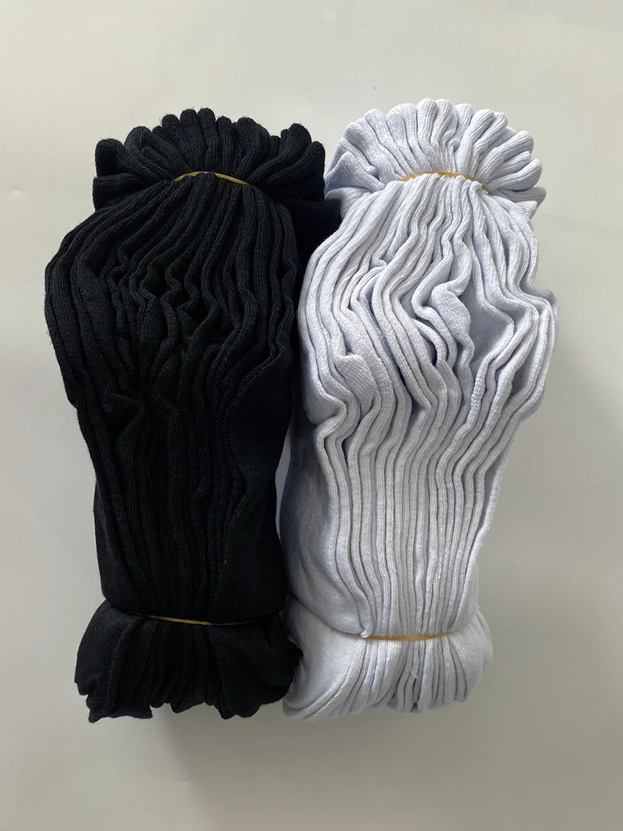 

Bla White Cotton Sports Sos ex Mid-Calf Home Comfort Sos for Amusement Park Visit No Brand Simple Design