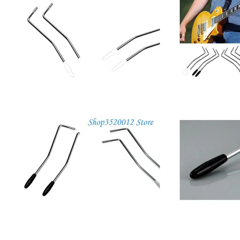 

27RD 2pcs Screw-in Electric Guitar Tremolo Arm Whammy Bridge Bar Vibrato Rocker