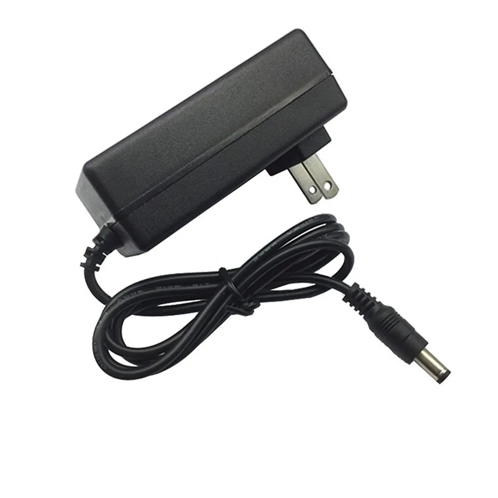 Cargador de batería de litio de 12,6 V, 2A, 12,6 V, 1A, 18650, enchufe europeo y estadounidense, cc 5,5 MM x 2,1 MM, 100-220V, cargador de iones de