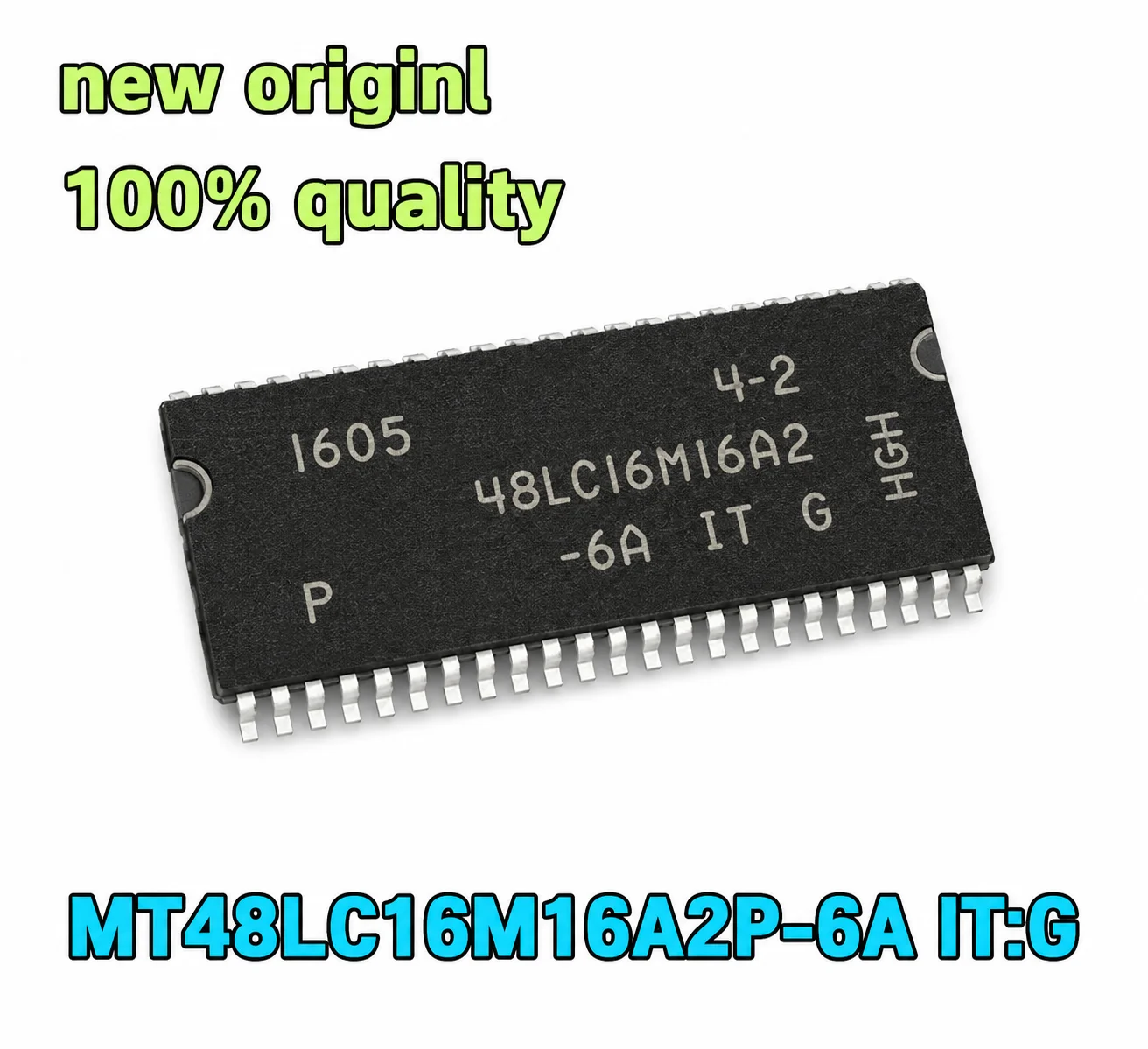 

2PCS 100% New MT48LC16M16A2P-6A IT:G MT48LC16M16A2P 6AIT:G TSOP-54 Chipset