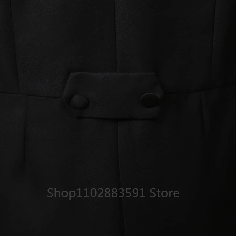 Men Tuxedo Suits Slim Fit Formal Magician Costume Tailcoat Jacket Musician Blazer pants Prince Party Blazer Embroidery Court