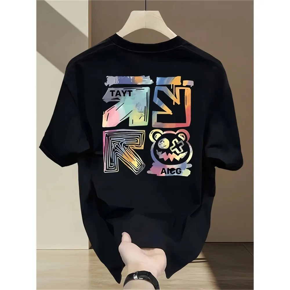 2026 New Fashion Brand Graphic T Shirt Short Sleeve Tops Men Women Outdoor Multi-functional Trendy Casual Streetwear Tees