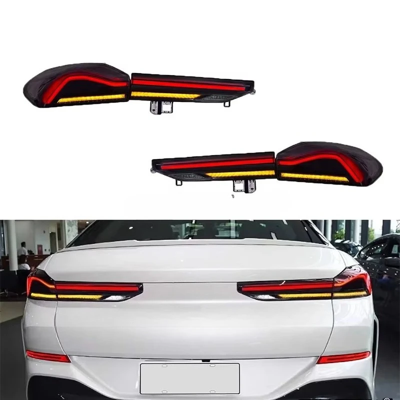 Rear Tail Light Assembly For  X6 G06 2020-2023, LED Dynamic Sequential Turn Reverse Running Light Replacement Taillights