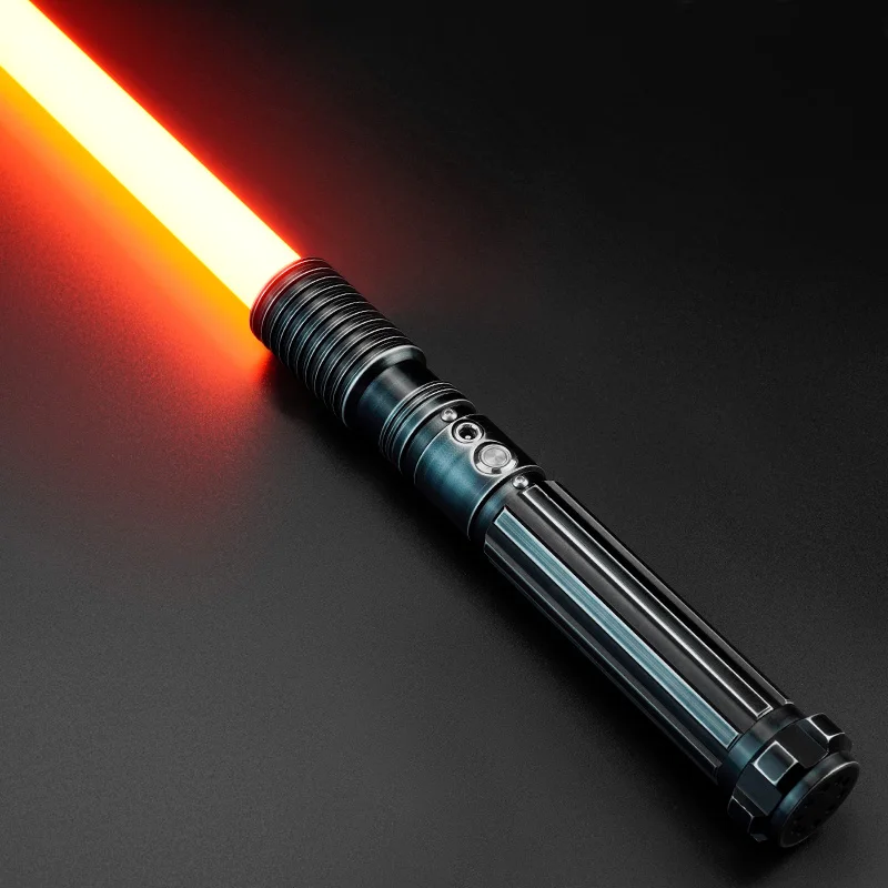 

THYSABER Metal hilt heavy dueling lightsaber smooth swing RGB 12 colors change Force FX FOC Blaster Toys Jedi Laser Sword