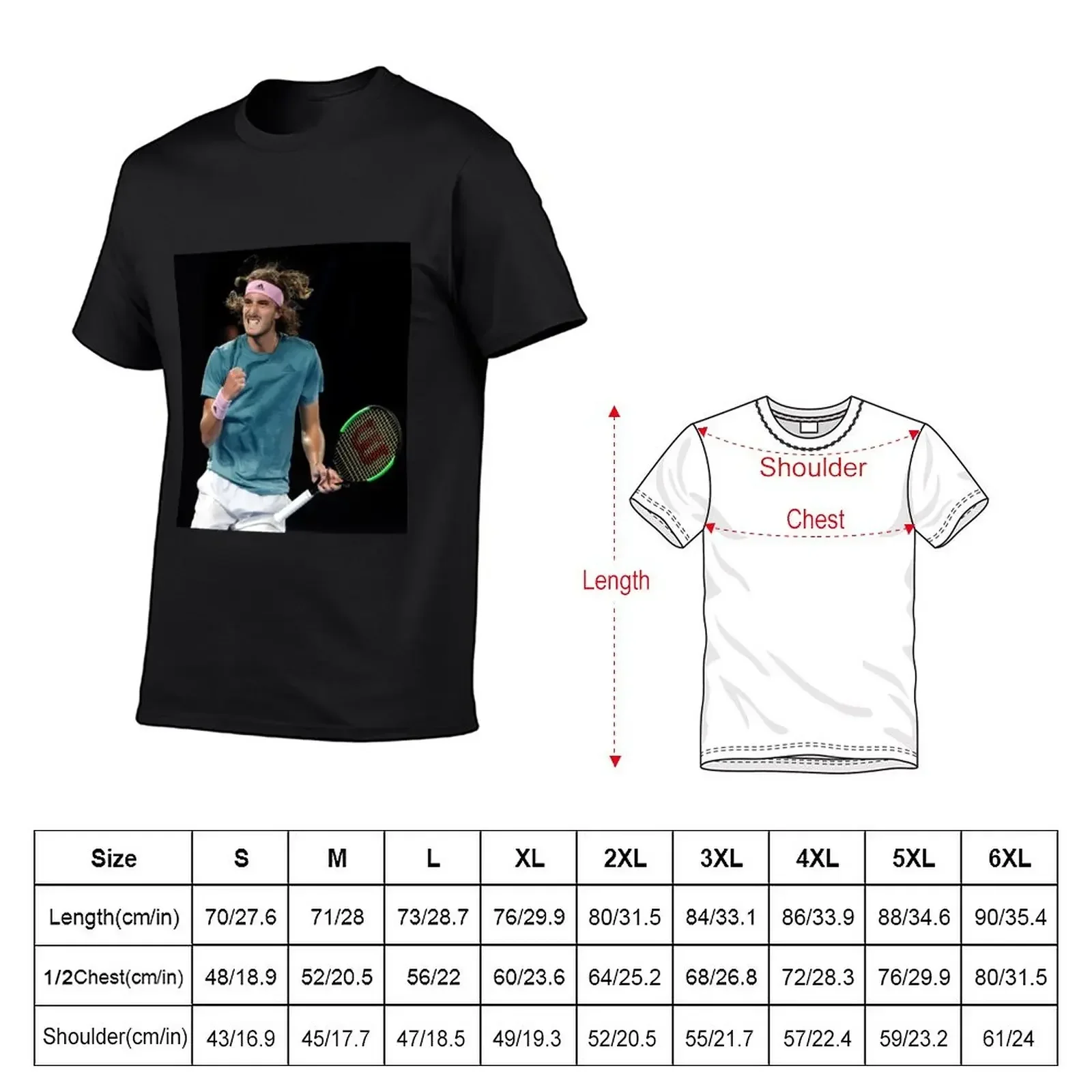 Stefanos Tsitsipas #2 T-Shirt graphic shirts anime t shirts fruit of the loom mens t shirts