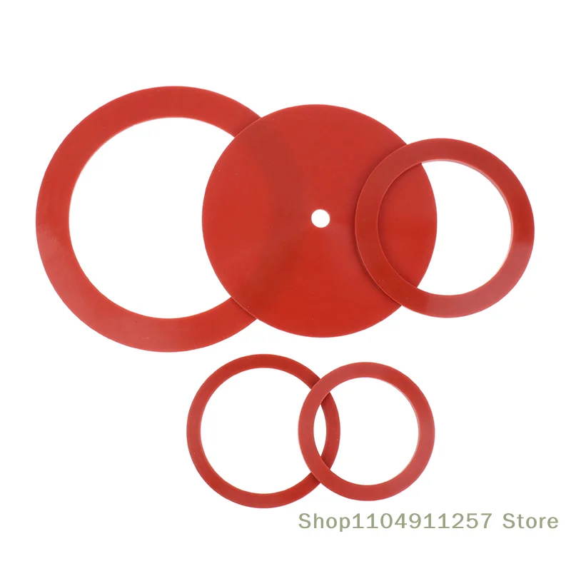 High-Temperature Silicone Gaskets, Compatible with 3/3.5/4/6 Inch Casting Machines, Ideal for Jewelry DIYs