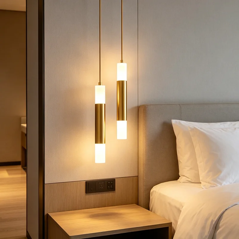 1 PC Modern home decor led lights Bedroom lamp bedside pendant light lamps led Chandeliers hanging light indoor lighting