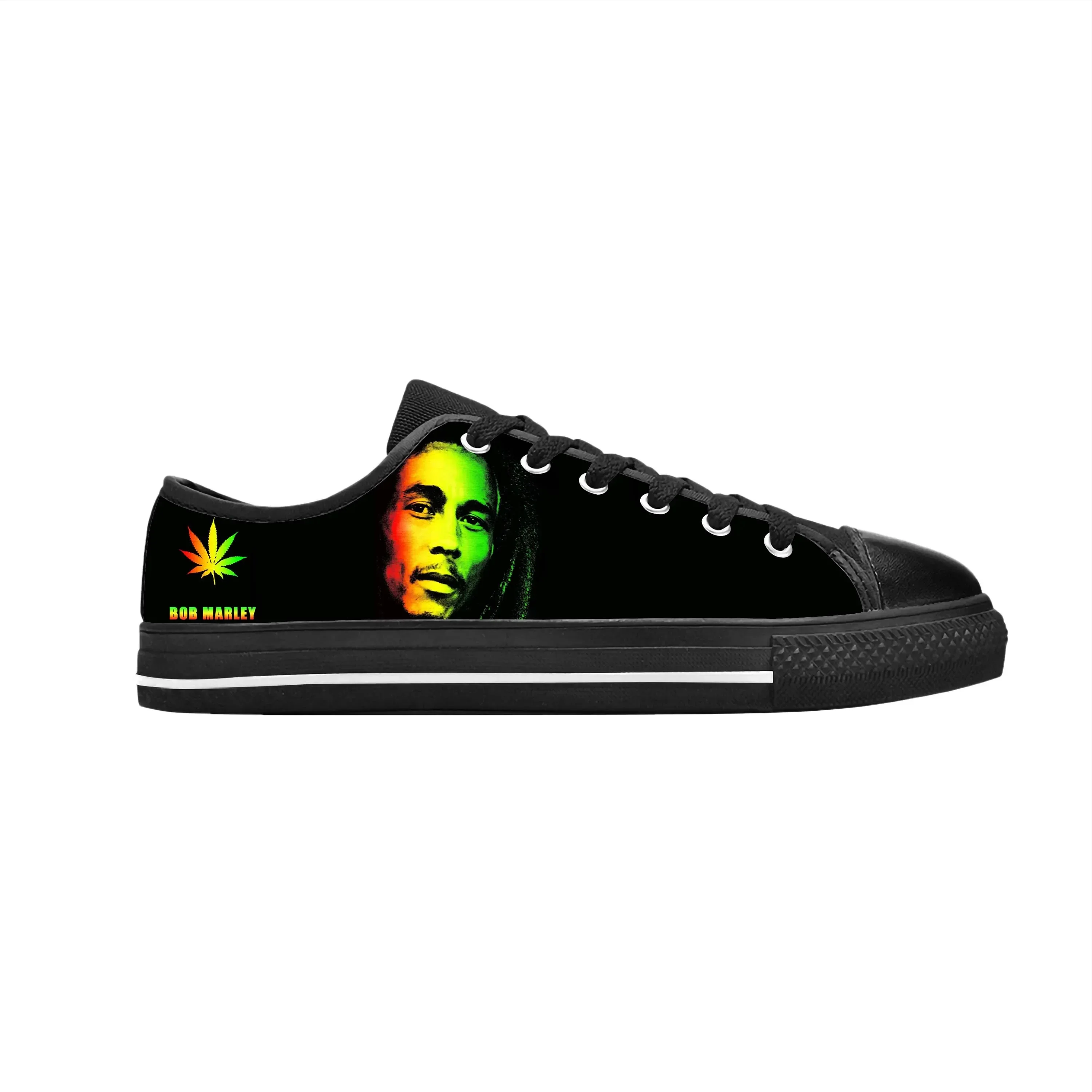

Низкие кроссовки Bob Marley Legend Custom, дизайн в стиле ретро-регги, легкие кроссовки, подходящие для любителей музыки