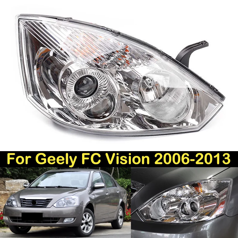 

DECHO For Geely FC Vision 2006 07 08 09 10 11 12 2013 Headlight Front bumper headlight headlamp Assembly head light lamp Assy
