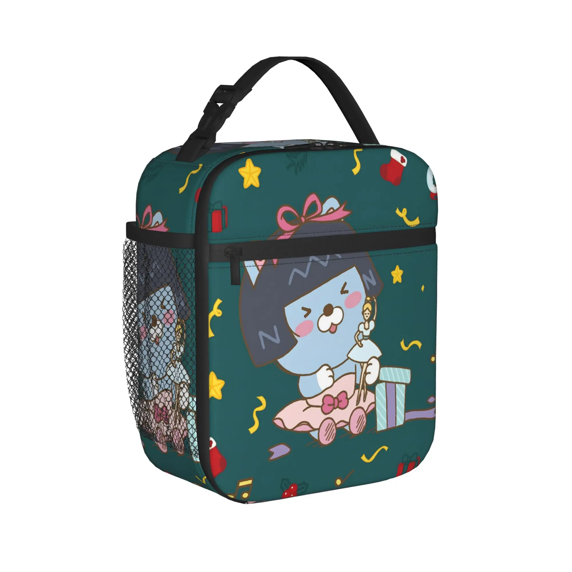 K-Kakaos F-Friends Lunch Bag  Leisure Lunch Box School Portable Thermal Lunch Bags For Men Waterproof Graphic Cooler Bag