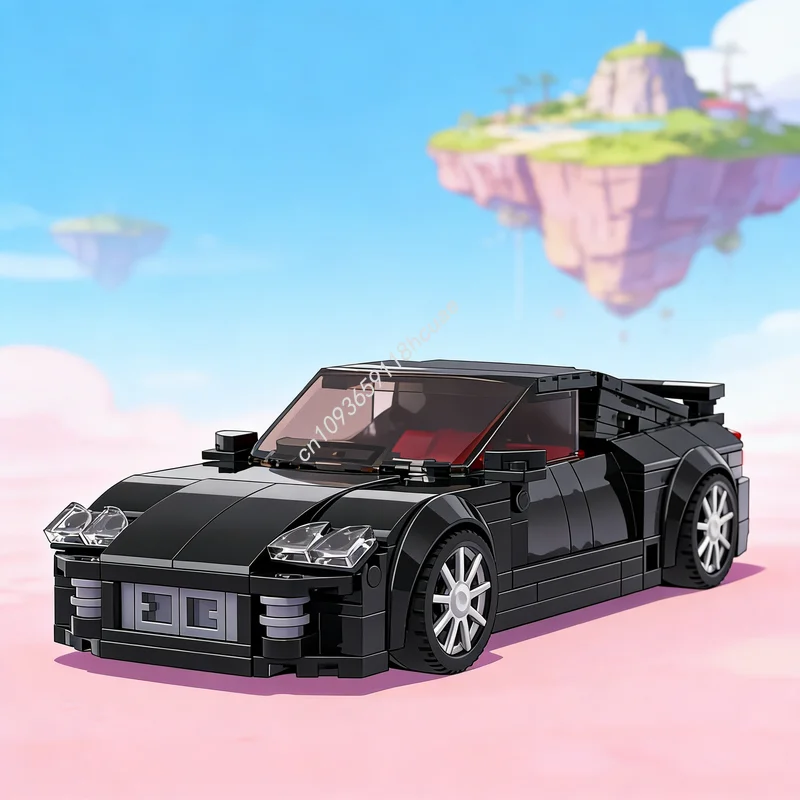 

317 деталей MOC City Champions: Конструктор «Модель Mitsubishi», развивающая игрушка для детей, креативная архитектурная модель, идеальный подарок на Рождество