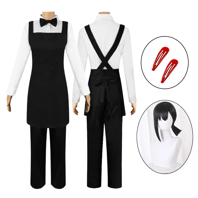 Higashi315kobeni anime cosplay chainman cosplay costume black waiter uniform Halloween Christmas costume for women