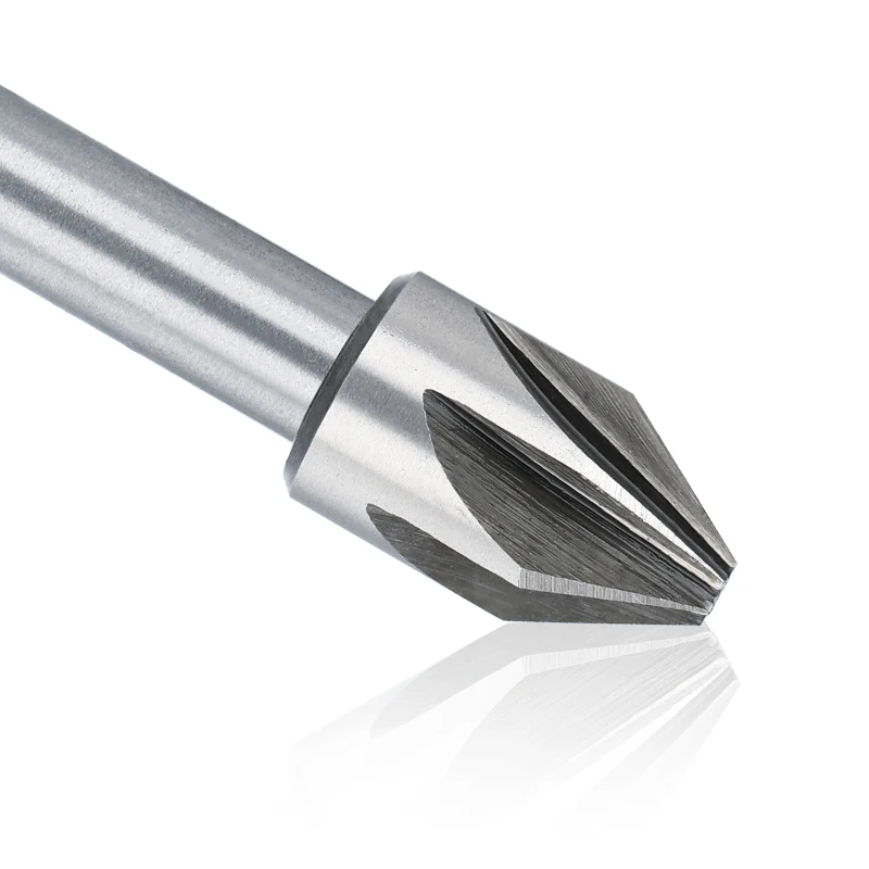 HSS Stahl Anfasen Cutter 4/6/8/10/12/14/18mm 60/90 Grad senker Bohrer, metall Anfasen Bohrer, Loch Cutter