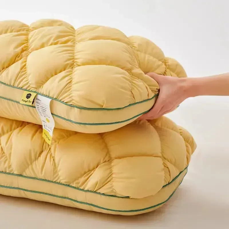 1Pcs Crispy Pineapple Bread Pillow Neck Protection Sleep Aid Household Decor Pillows Core Wicking Breathable Soft Pillow Inner