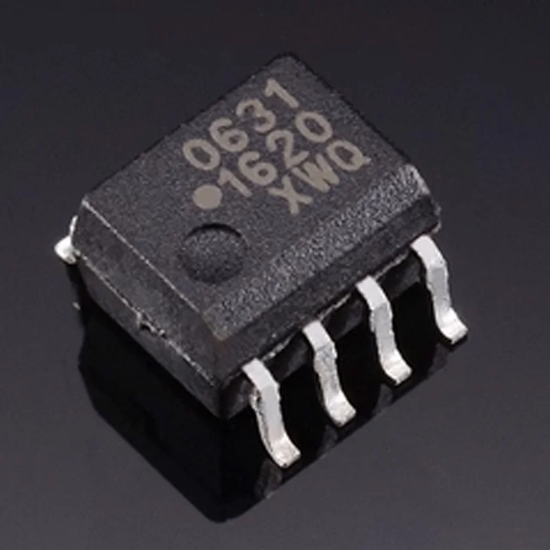 

10 Pieces of Brand New Original Hcpl-0631-500E with Silkscreen 0631, Optocoupler Sop-8