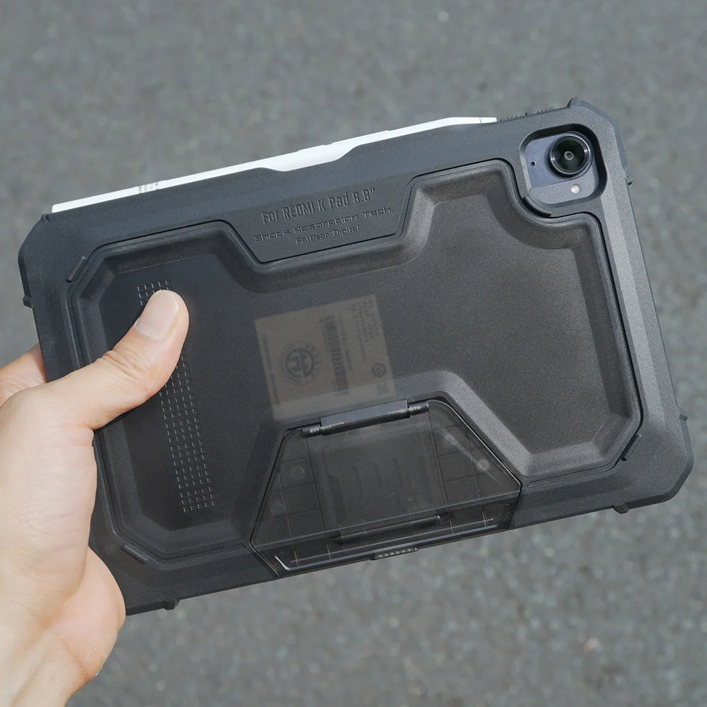 FATBEAR Tactical Military Grade Rugged Shockproof Armor Protective Shell Skin Case Cover for RedMi K Pad 8.8inch