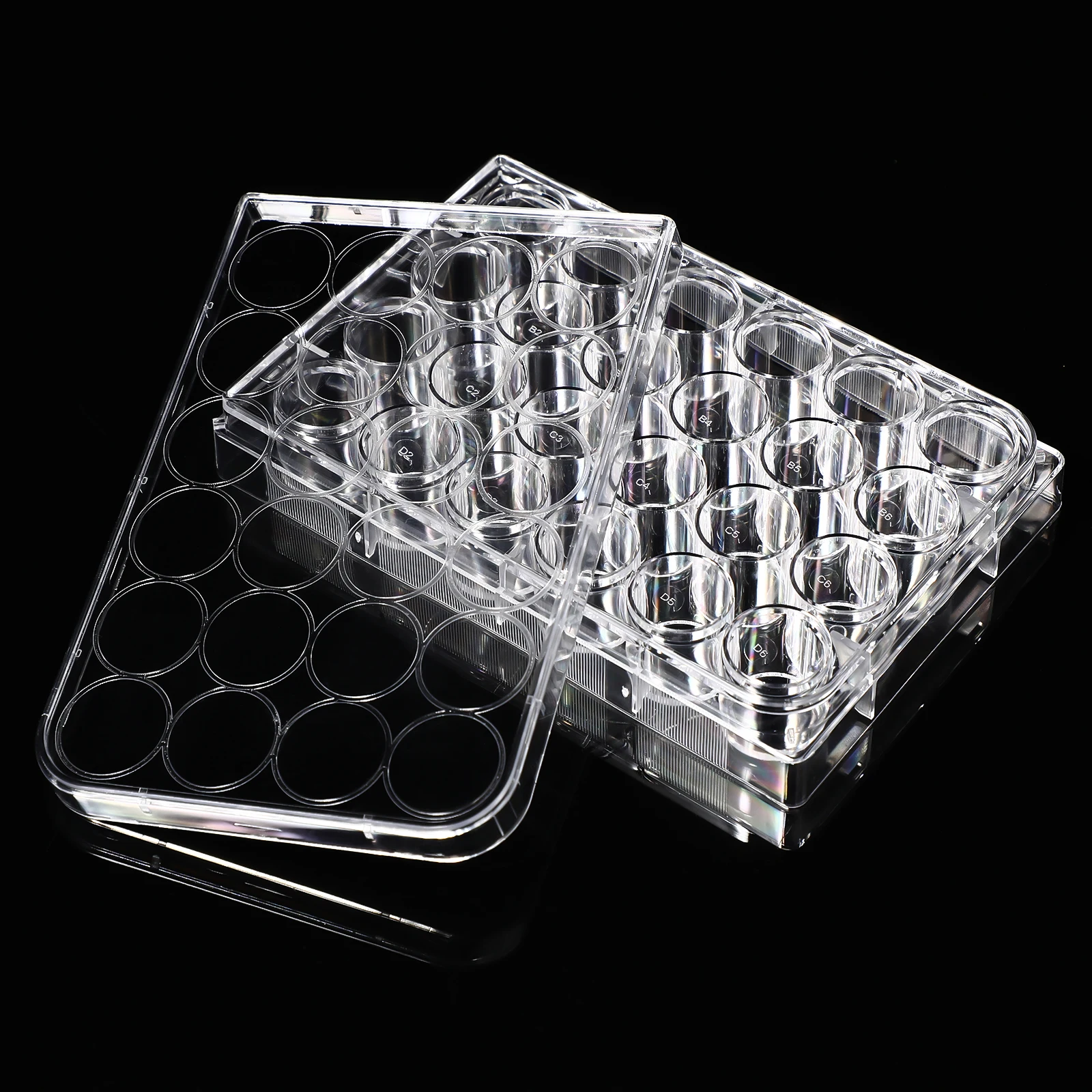 

24 Well Culture Plastic Sterile Medical Grade Disposable Lab Plate Plastic Culture Plate For Cell Biology Research 24