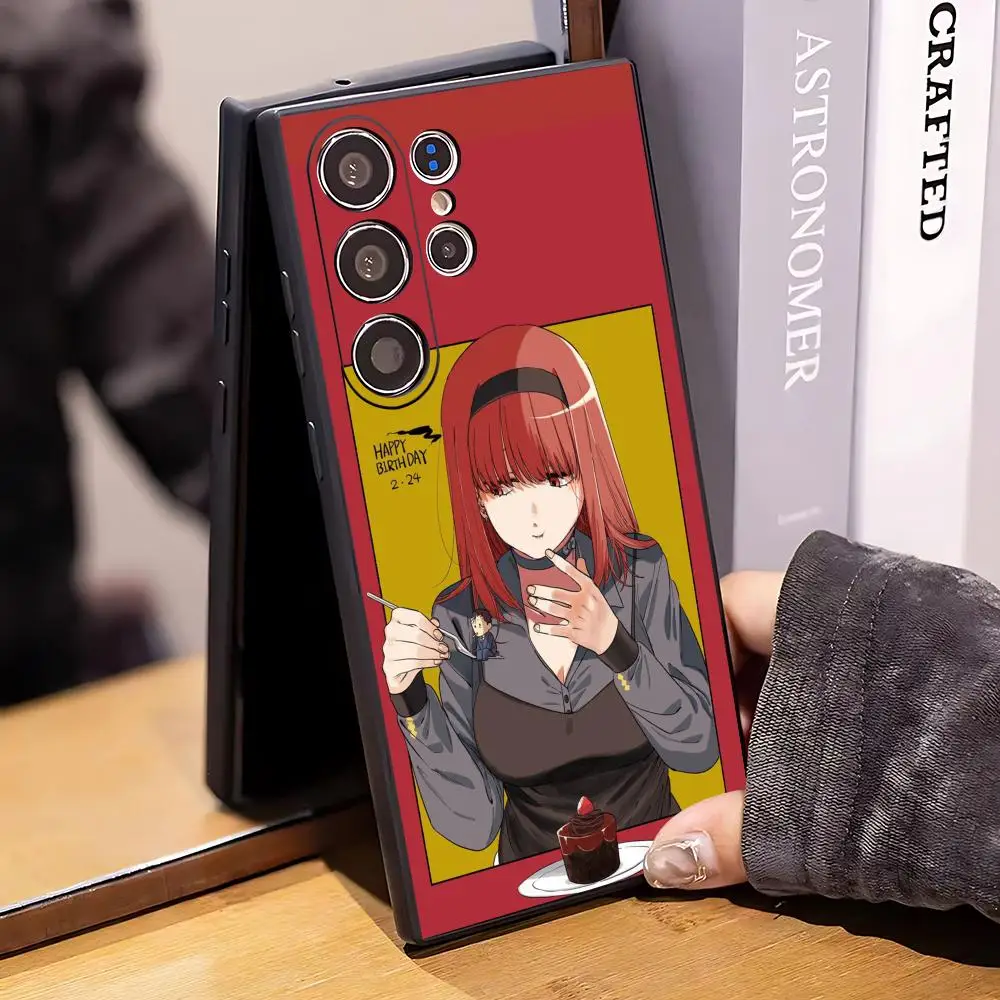 Yamada Hot Anime Girl Phone Case For Samsung Galaxy S26 S25 S24 S23 S22 S21 Plus Ultra Note20 Soft Black