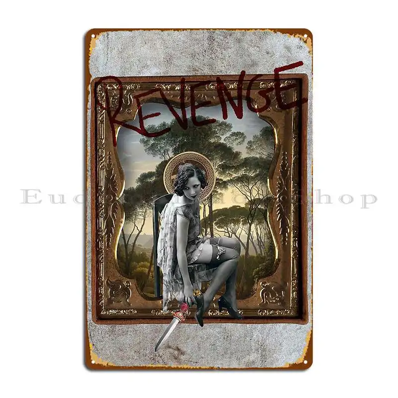 Revenge Collage Metal Plaque Custom Wall Plaque Decoration Plaques Garage Tin Sign Poster