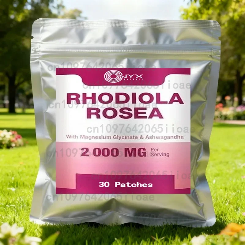 

30 пластырей, прозрачные пластыри Rhodiola Rosea с Эшвавандаха, поддерживающие здоровые уровни энергии и выносливость