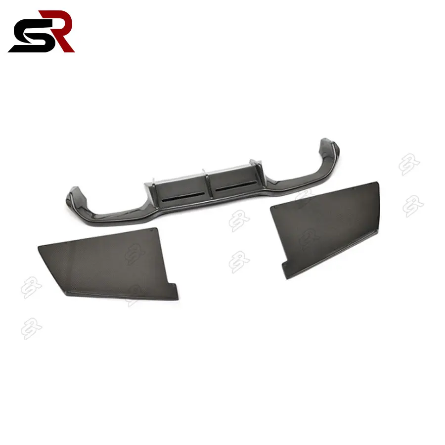 For BMW M2 F87 M2C MTC Style Carbon Fiber Diffuser Rear Lip Back Bumper Spoiler upgrade body kit  2014 - 2021