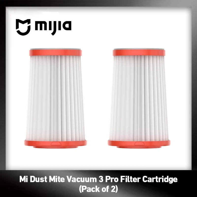 2 Stück HEPA-Filterkartuschen als Ersatz für den originalen MIJIA Staubsauger 3 Pro, waschbar, wiederverwendbar, mehrschichtige Teile.