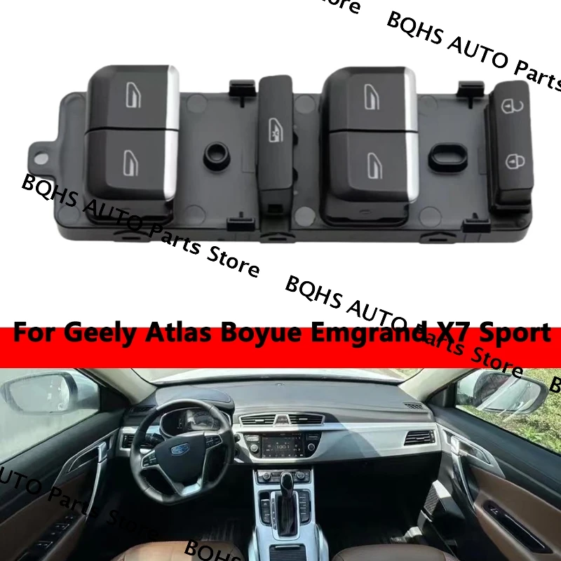 Car Interior Electric Power Window Glass Lifter Control Switch Button For Geely Atlas Boyue Emgrand X7 Sport