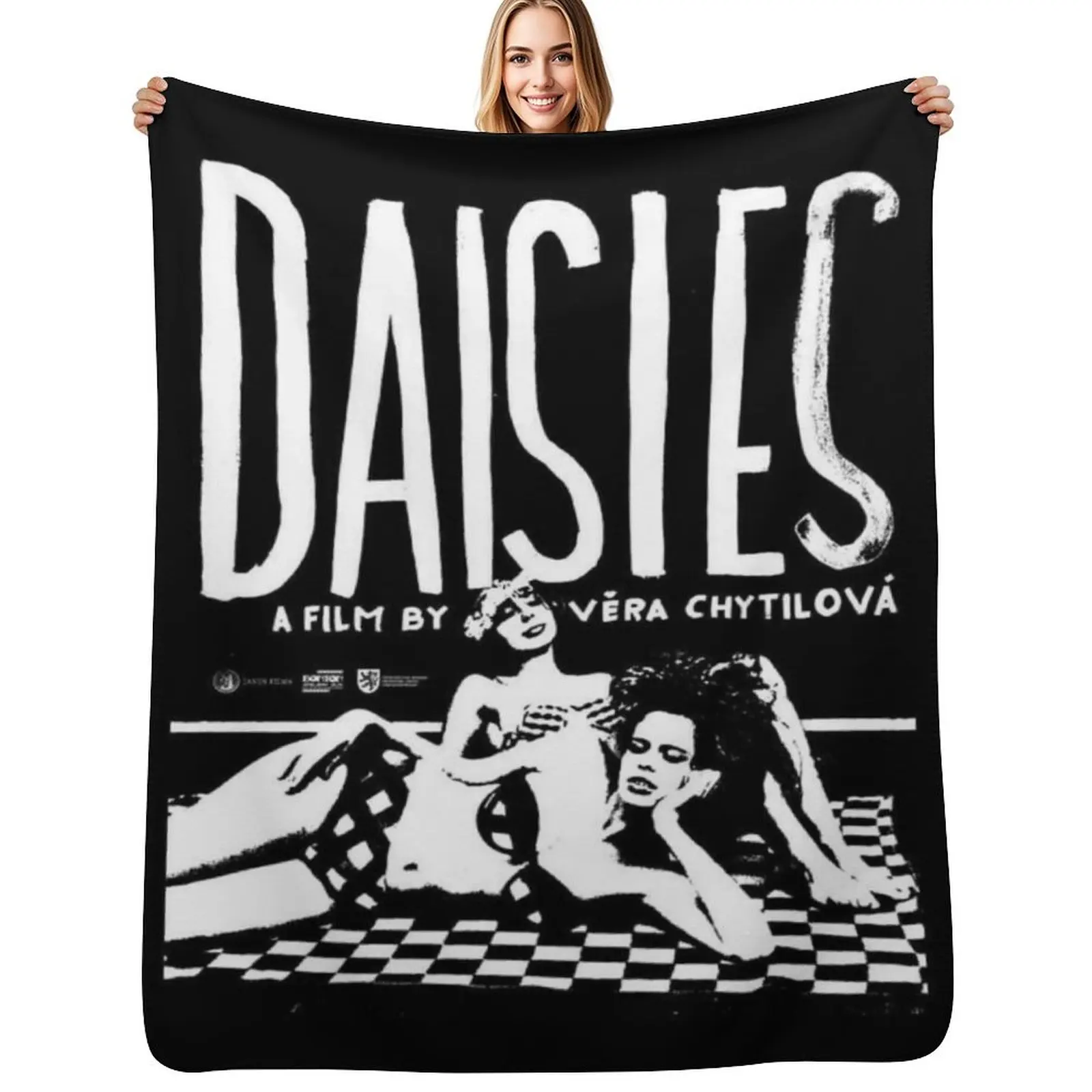 

Daisies (1966) Throw Blanket Lightweight Warm Blanket for Travel Camping