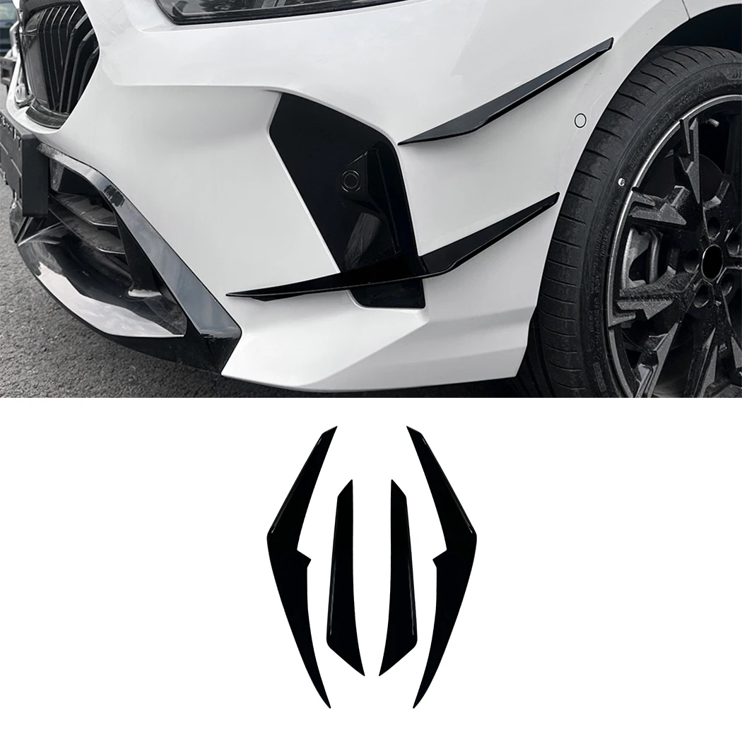 For BMW 1 Series F70 2 Series F74 M Sport 2024 2025+ Front Bumper Spoiler Fog Lamp Cover Air Knife Splitter Body Kit