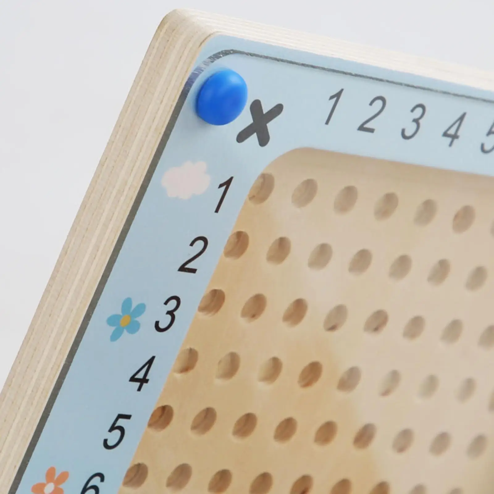 Juego de mesa de multiplicación de madera, juguete para contar, material didáctico, juguete Montessori para niños, niñas, niños pequeños, regalos de cumpleaños