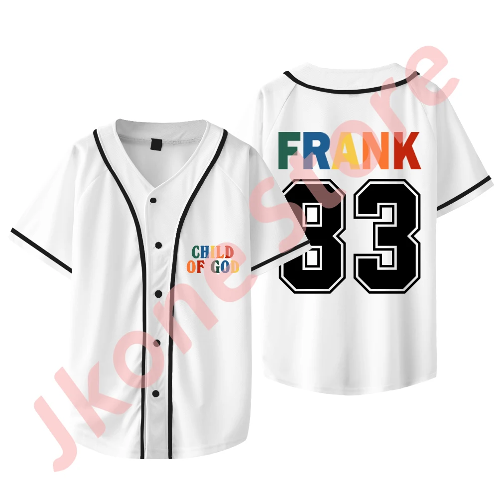 Forrest Frank 83 Logo Baseball Jacket Tee Child Of God Tour Merch T-Shirts Women Men Fashion Short Sleeve