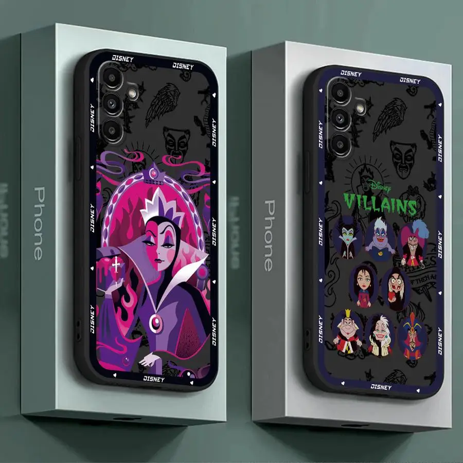 Disney Villain Queen Anime phone Case For Galaxy A10s A10e A20e A20s A30 A40 A02s A03Core A03s A04s A04e A05 A05s A06