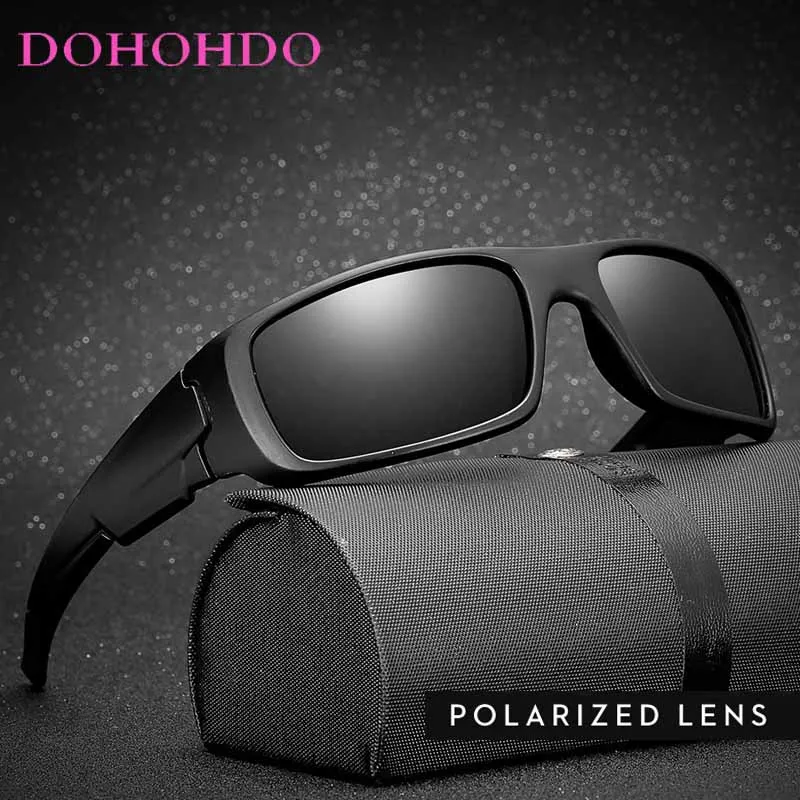 

New Classic Designer Square Night Vision Polarized Sunglasse Men Women Sports Driving Anti-Glare Cycling Goggles Unisex UV400
