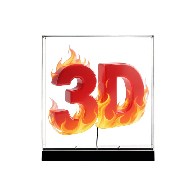 Настольный 3D-голографический вентилятор: Прозрачный голографический дисплей для розничных прилавков, промоакций и демонстрации товаров