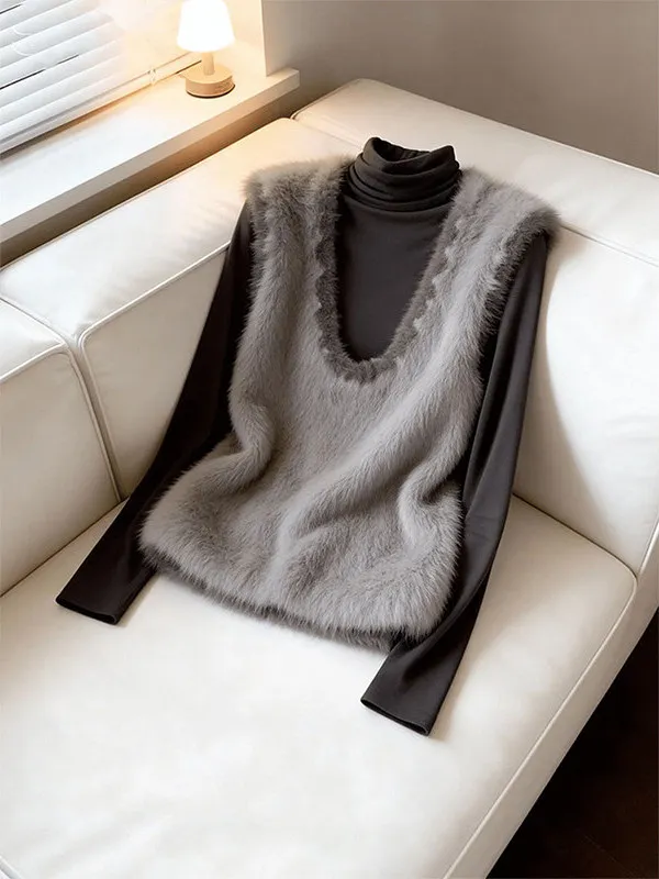 

Женский корейский жилет больших размеров: универсальный, омолаживающий, для многослойных образов, весенняя новинка, верхняя одежда, функция сохранения тепла