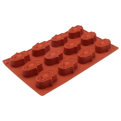 1pcs Silicone Chocolate Mold 12 Holes Reusable Silicone Baking Moulds DIY Pudding Candy Jelly Kitchen Baking Tools