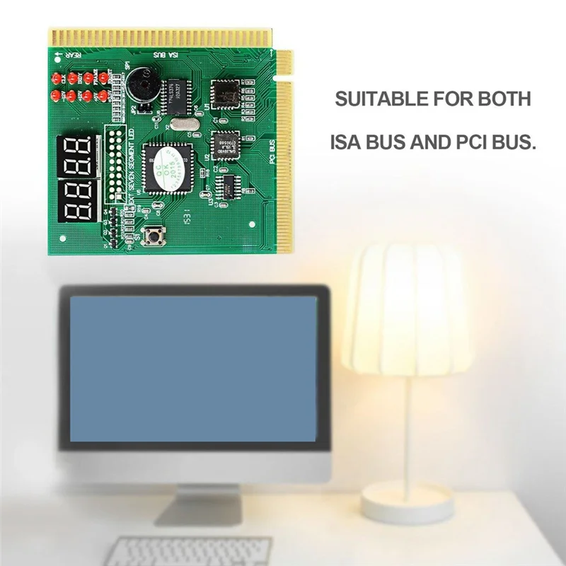 

ABXF-4 Digit PC Analyzer Diagnostic Post Card Motherboard Tester For ISA PCI Bus Mainboard Computer Motherboard Fault Display