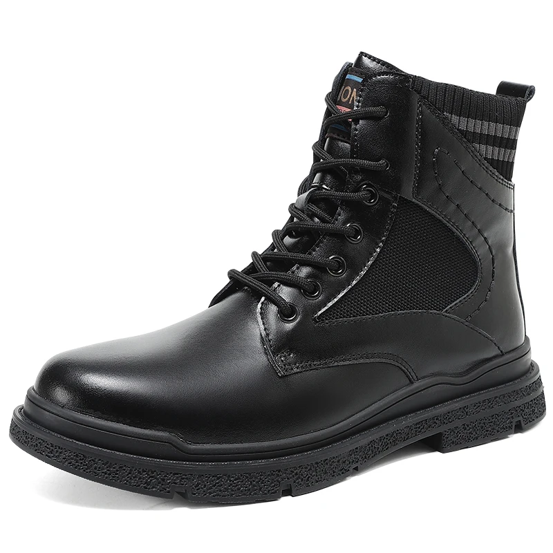 

Men's High-top Fashion Shoes New Boots Ankle Boots Waterproof Boots Men Outdoor Leather Shoes Men Casual Boots