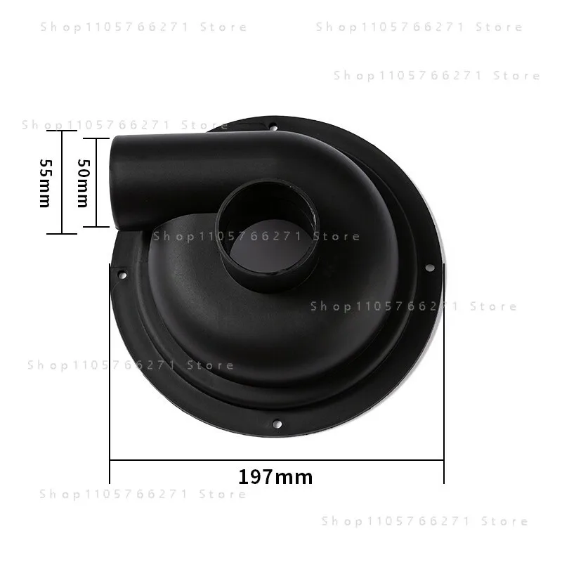 50 Inner Diameter Small Cyclone Separator Dust Collector Putty Powder Grinding Vacuum Cleaner Collection Bucket Dust Removal