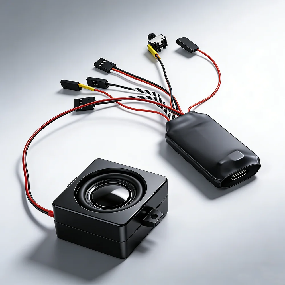 

Симулятор звуков двигателя для радиоуправляемых грузовиков Tamiya 1/14: SCANIA 770S, VOLVO 750, Mercedes-Benz ACTROS 3363, MAN. Запчасти LESU.