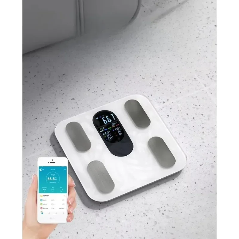 Original Design Large Light Emitting Diode Screen Personal Digital Bathroom Body BMI Heart Rate Body Fat Scale