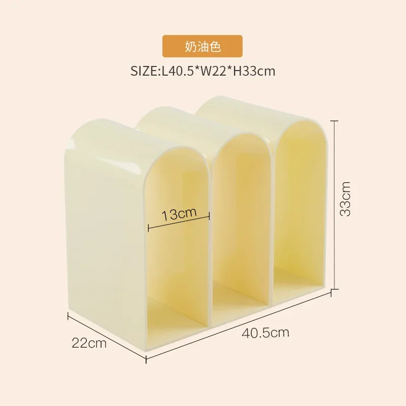 Acrylic Bookshelf Floor-standing Storage Rack Bedroom Creative Simple and Organization Living Room