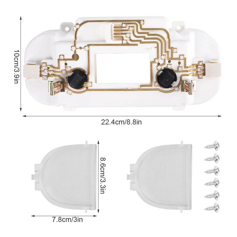 Overhead Console Dome Map Light Circuit Board Kit For Ford F150 F250 F350 F450 F550 Lincoln Mark LT 2004-2010 VM2396 829182