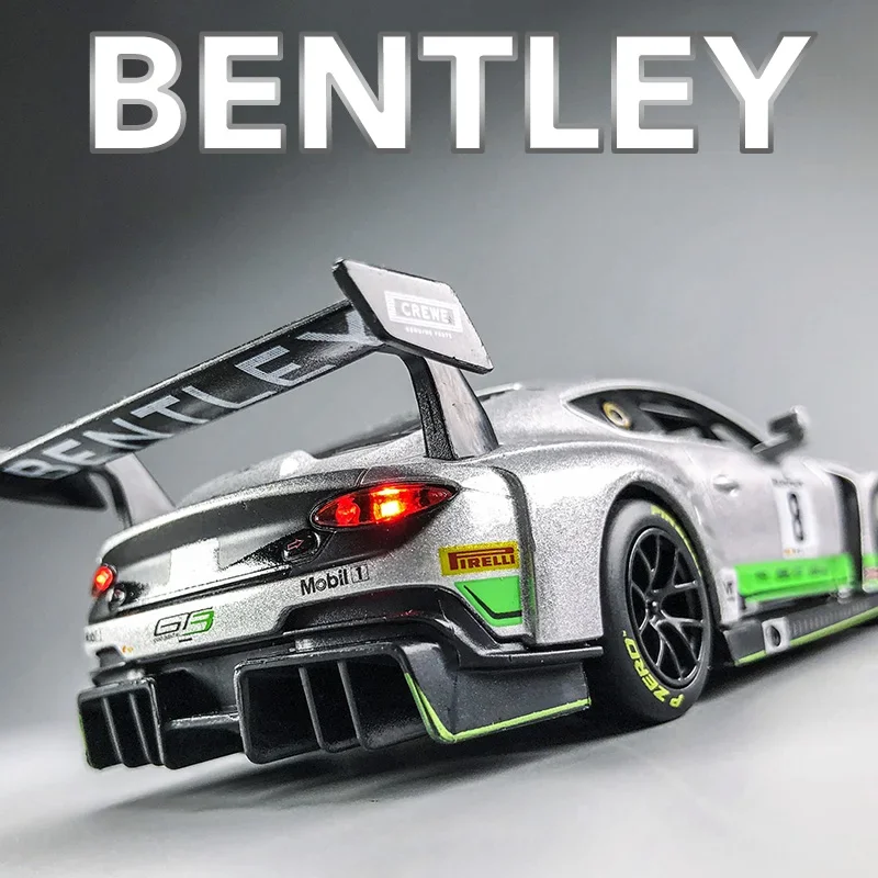 1:32 Alloy Mini Car Model Bentley GT3 Metal Toy Diecast & Toy Vehicles Pull Back Kids Toy Cars for Children Boy Car Gift