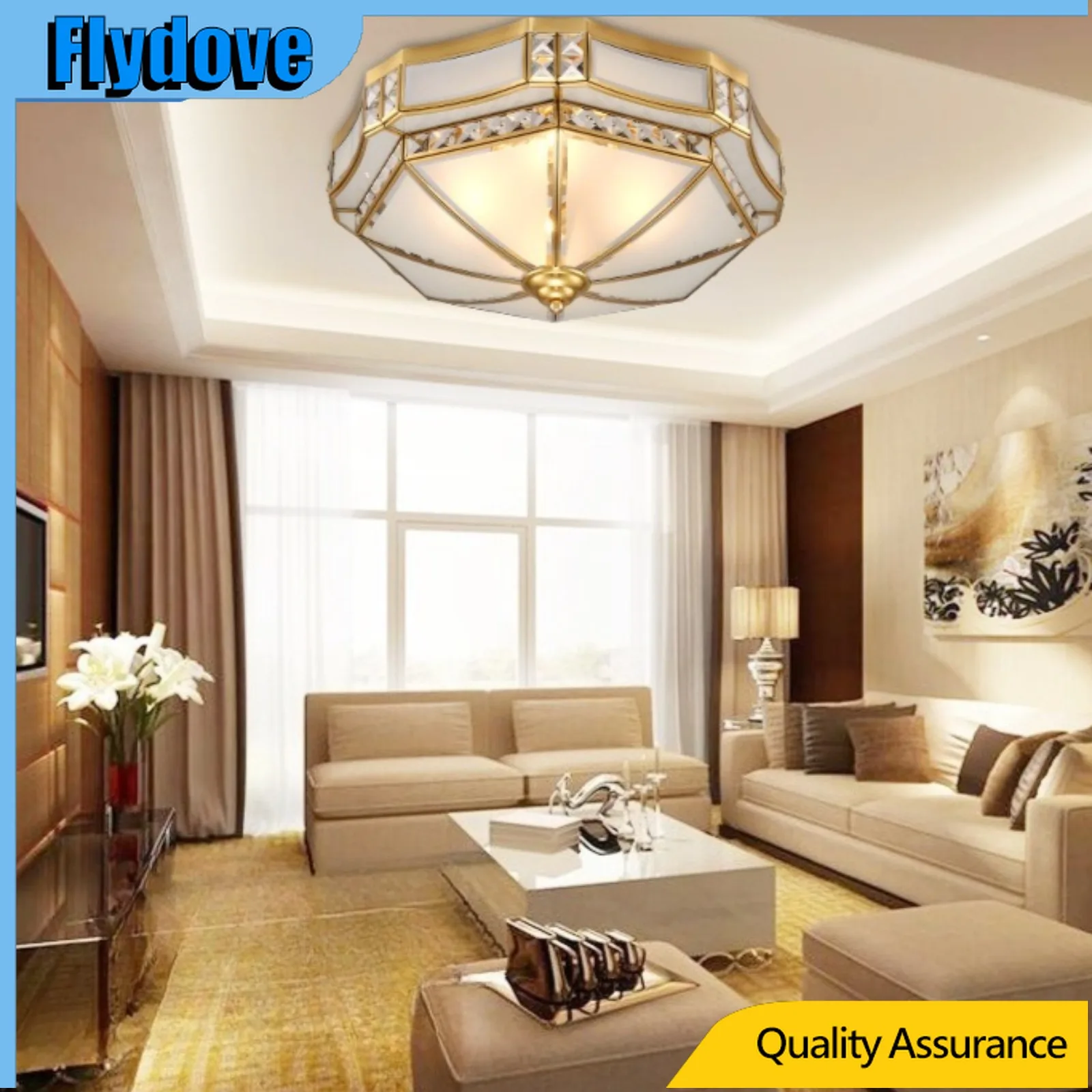 

Modern LED Luxury Gold Brass Art Glass Chandelier Light for Living Room Bedroom Dining Room Kitchen Study Lighting Fixture Decor