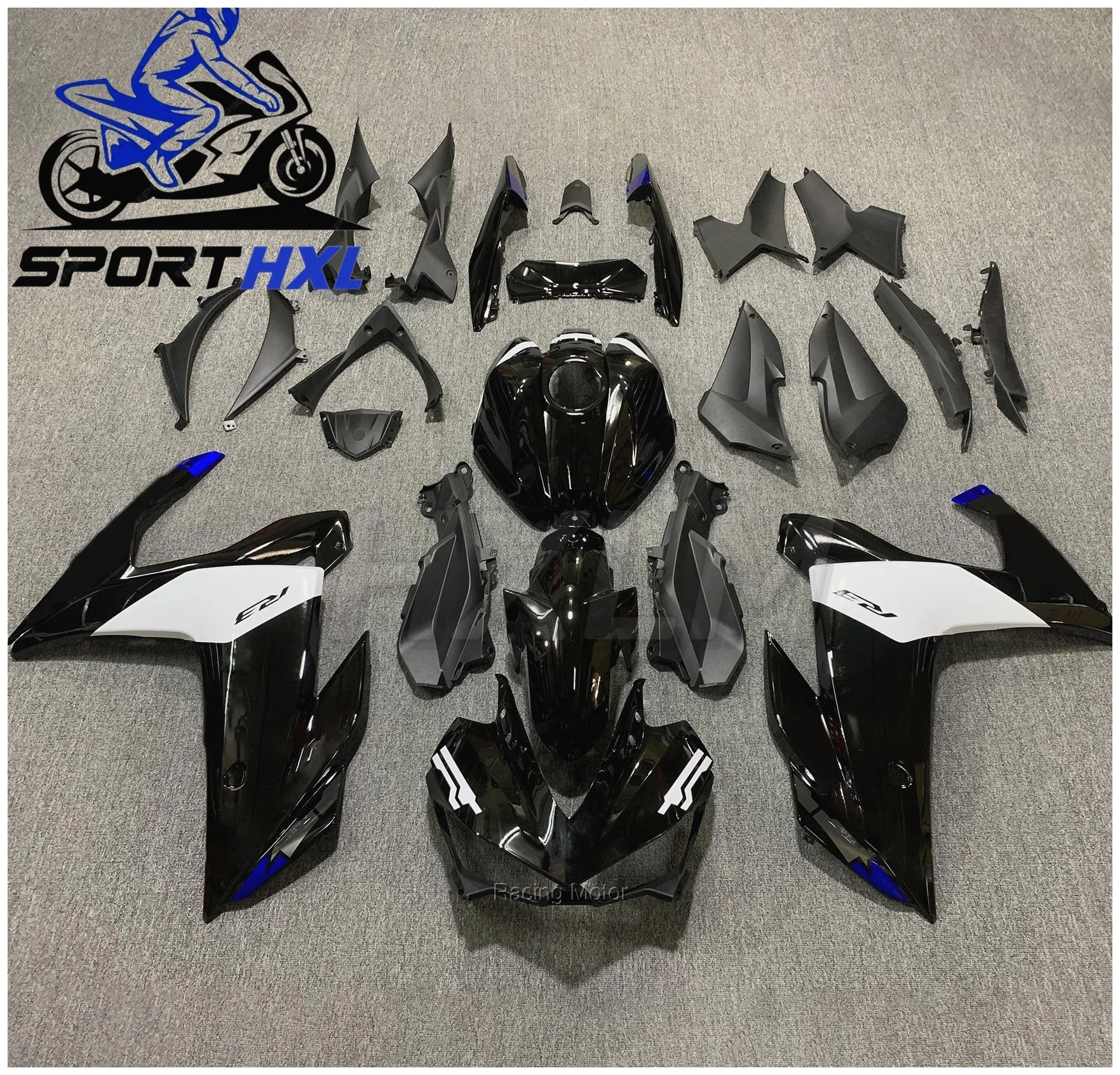 Motorcycle Fairing Body Kit - Full fairing kit Fit For Yamaha YZF-R3 YZF-R25 2015-2018 Bodywork fairing kit Fairing kit Bodywork