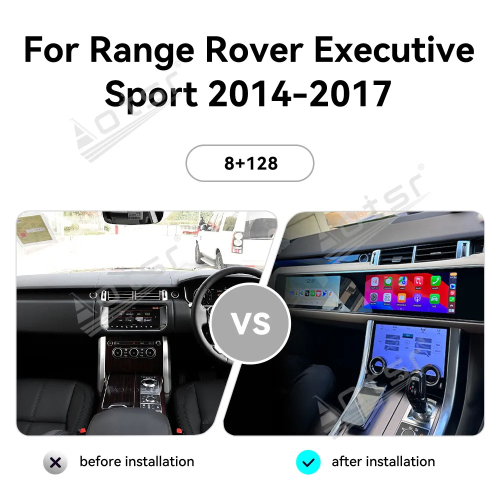 

Dual 15.5 Inch HD Screen For Range Rover Vogue L405 Sport L494 2014-2017 Android 13 Multimedia Carplay GPS Navigation Head Unit