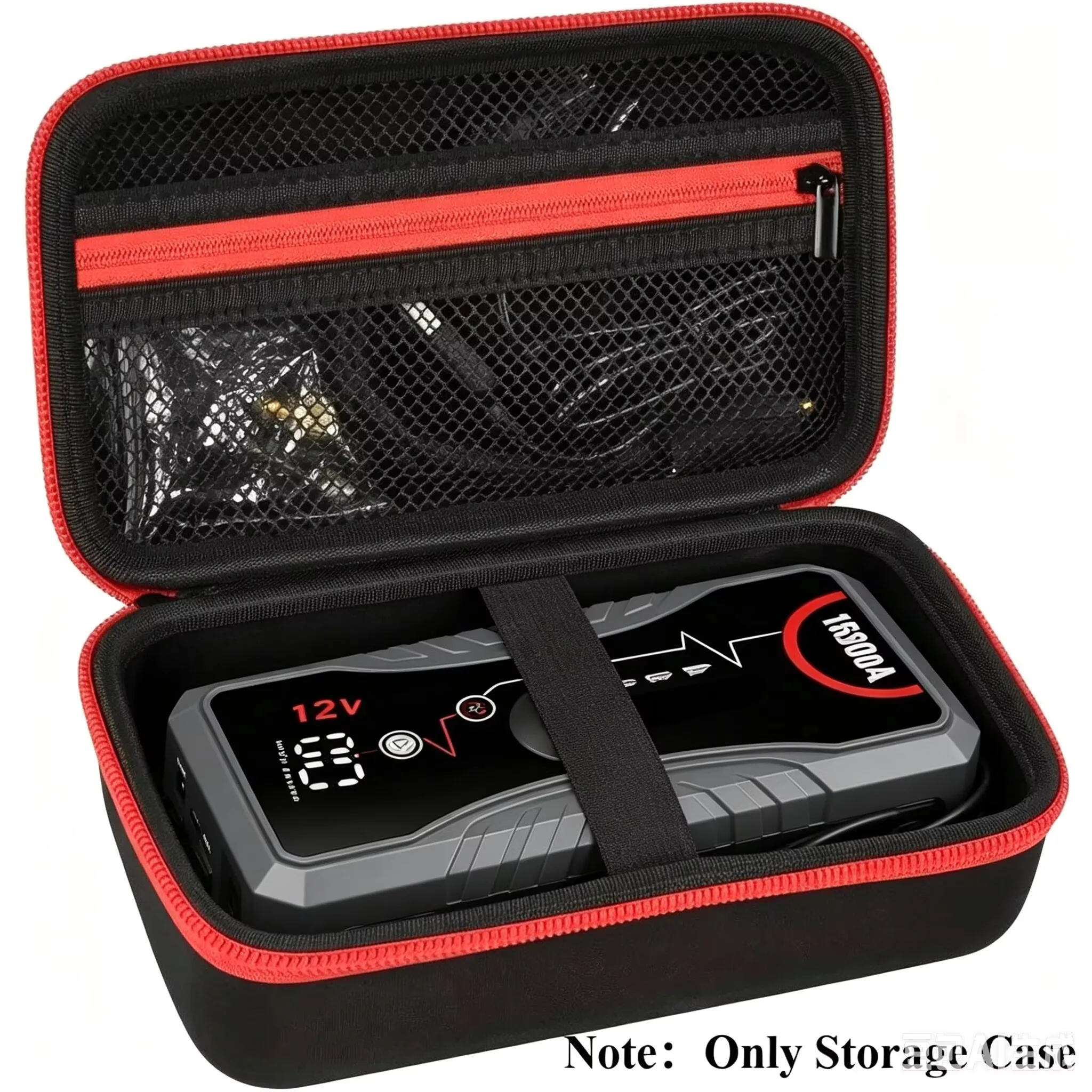 Carrying Case Compatible with NEXPOW Car Jump Starter, 1500A Peak 12800mAh Battery Starter Q10S/T11Storage Box Holder （Box Only)