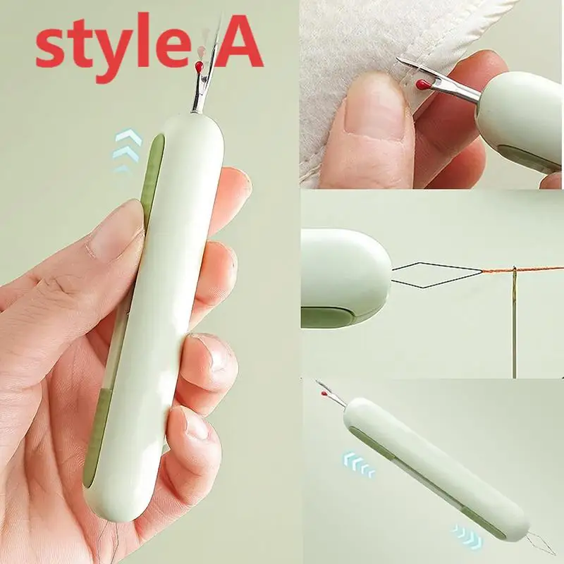2 In 1 Upgraded Seam Needle Threader 3 in 1 Seam Threading&Seam Remover Seam Tool For Sewing Crafting