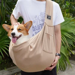 Out Crossbody Shoulder Bag for Dog Travel Puppy Single Shoulder Bags Pet Dog Carriers Portable Cat Sling Bag